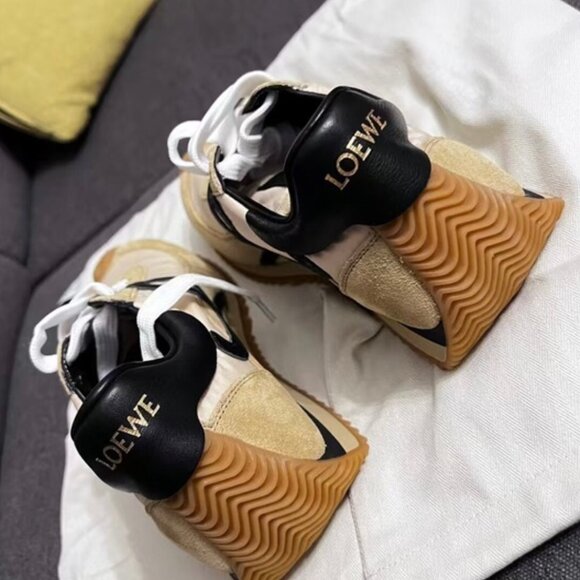 Loewe Cream and Black Women's Sneakers - Picture 5 of 5